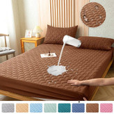 کاور ضدآب و دکوراتیو تشک خوشخواب سایز ۱۸۰ قهوه ای