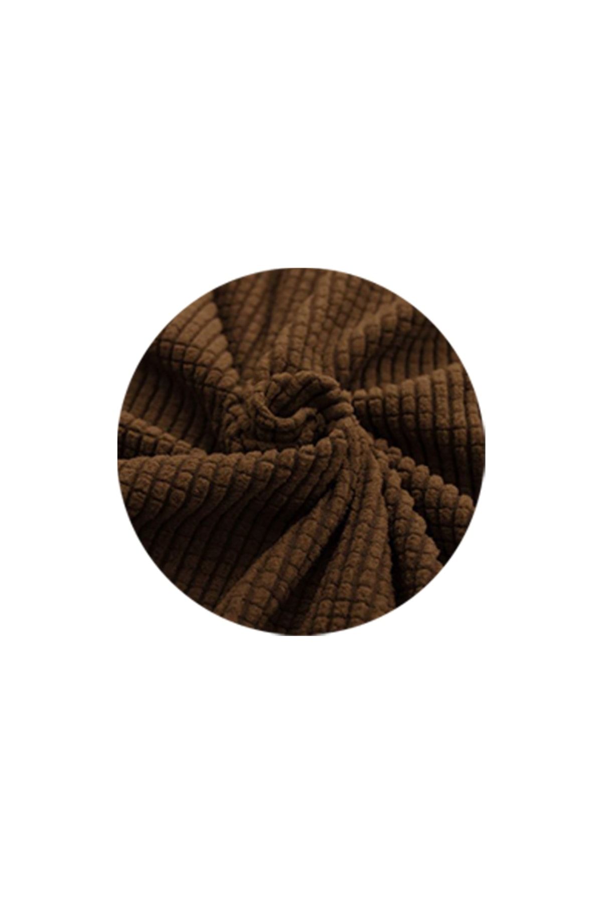 کاور رنگ قهوه ای جنس ژاکارد لاکرا آماده و وارداتی