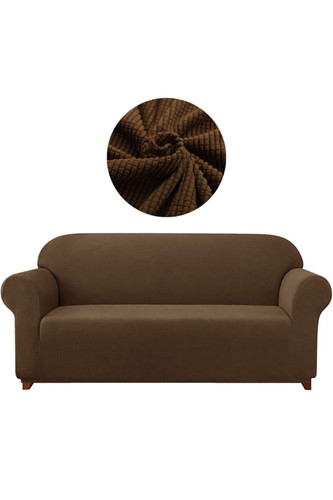 کاور رنگ قهوه ای جنس ژاکارد لاکرا آماده و وارداتی