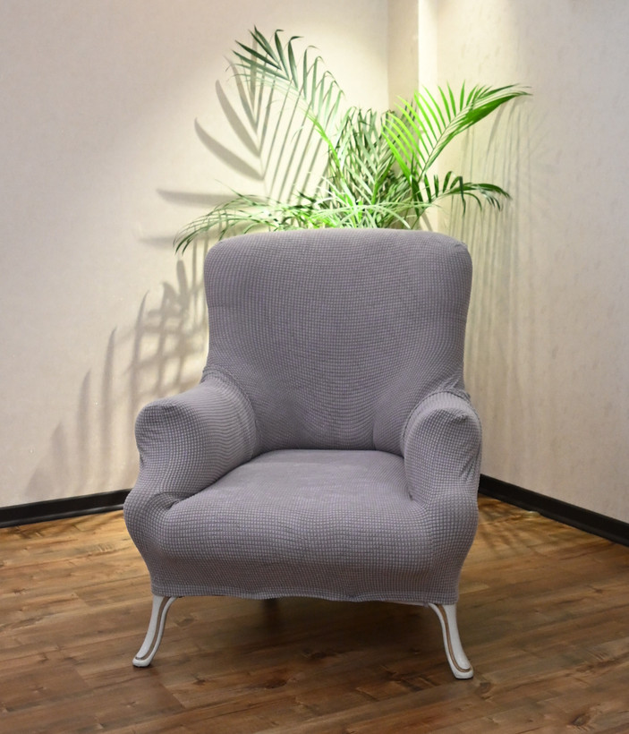 کاور مبل 7 نفره کشی خاکستری